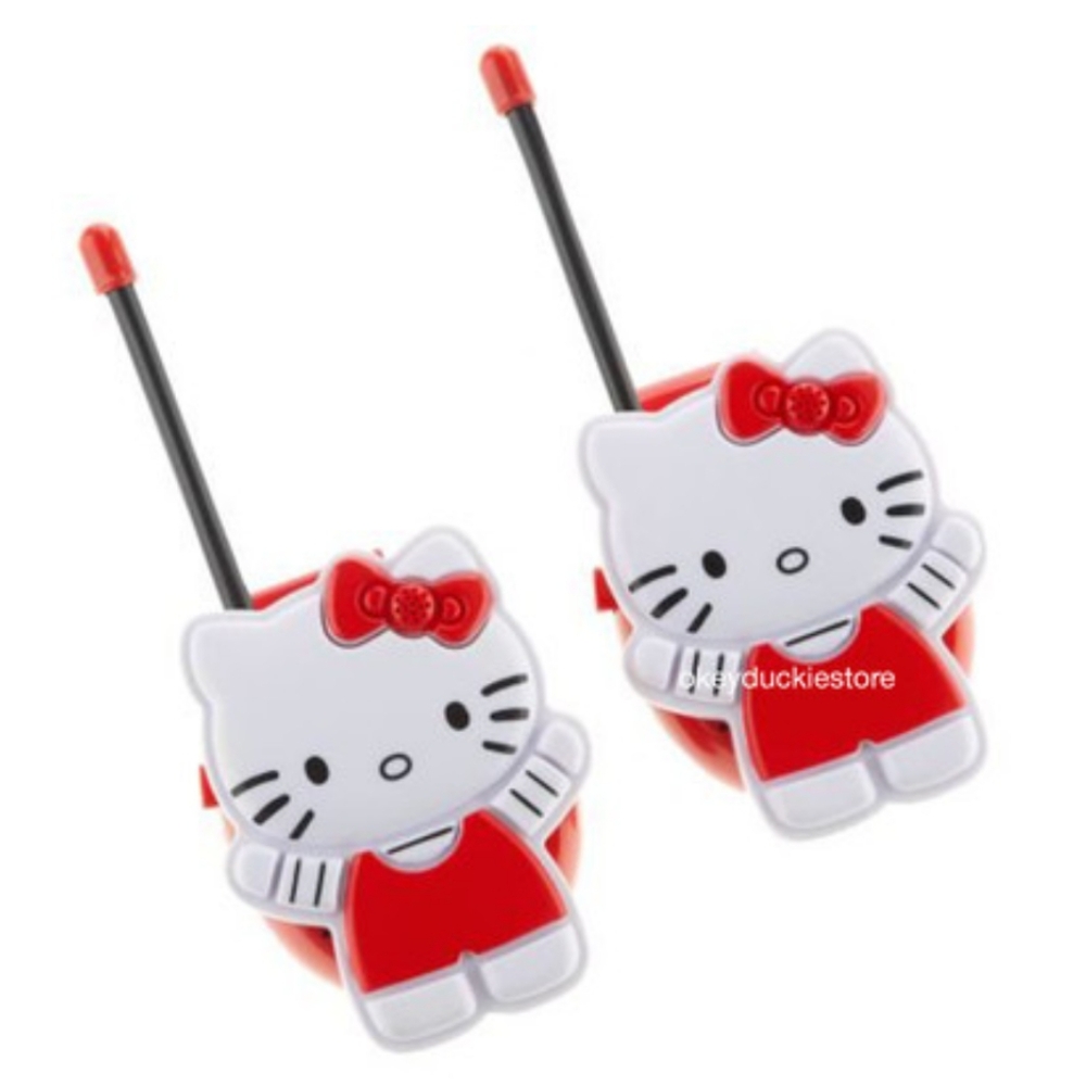 Vintage Hello Kitty Red Wristband Walkie Talkies -- Working